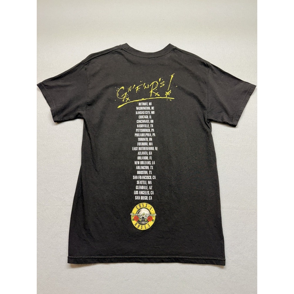 Guns N Roses Graphic Short Sleeve T Shirt - Black - 100% Cotton - Size XL - Picture 3 of 6
